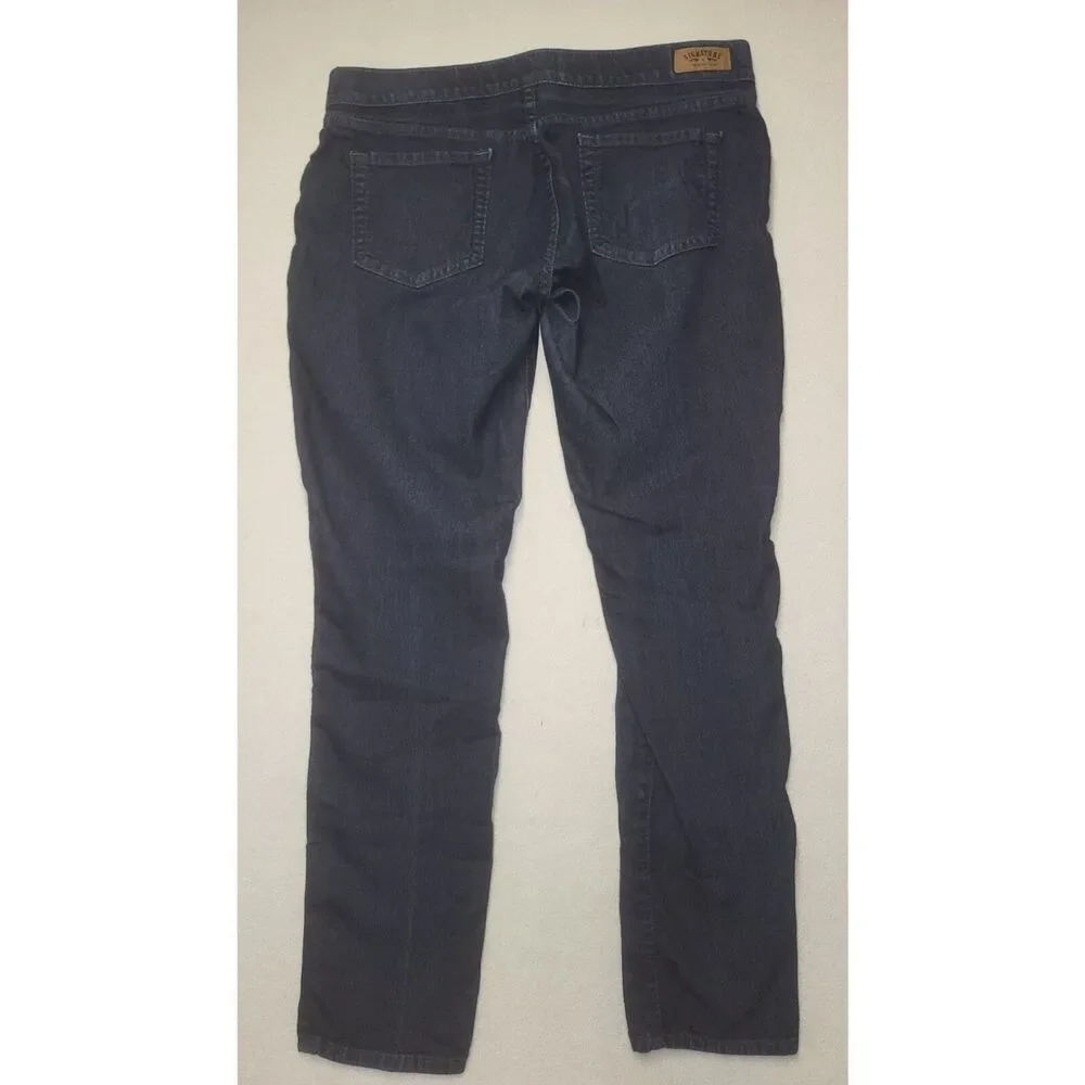 Signature by Levi Mid Rise Skinny pull on womens jeans 16m